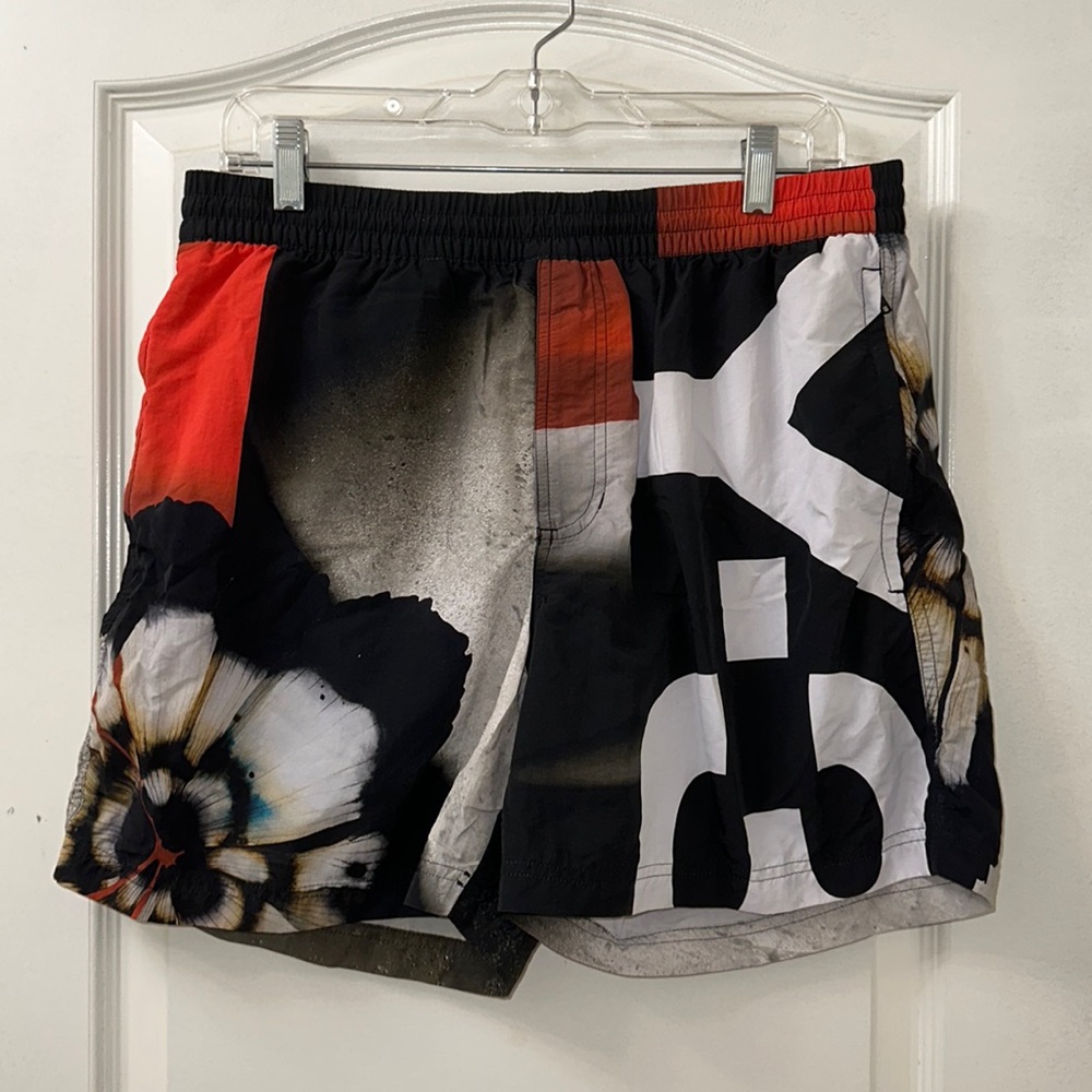 ADIDAS Y-3 ALL OVER PRINT SHORT LENGTH SWIM SHORT